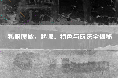 私服魔域，起源、特色与玩法全揭秘