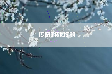 传奇游戏攻略