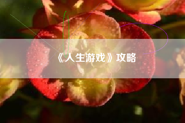 《人生游戏》攻略