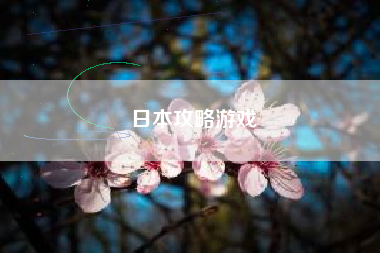 日本攻略游戏