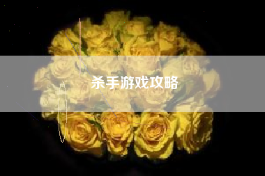 杀手游戏攻略