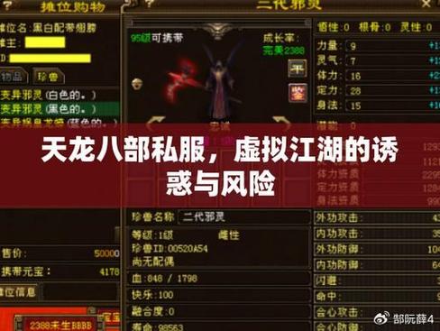 天龙八部私服揭秘,优点与问题,你了解多少? 第2张 天龙八部私服揭秘,优点与问题,你了解多少? 第2张
