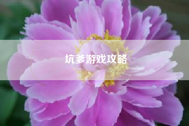 坑爹游戏攻略