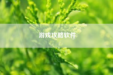游戏攻略软件