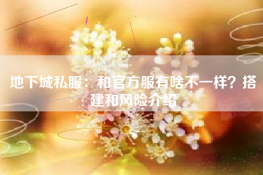 地下城私服：和官方服有啥不一样？搭建和风险介绍